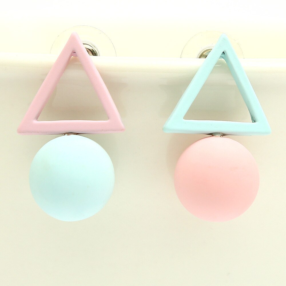 Candy Triangle Earrings - Social Blingz