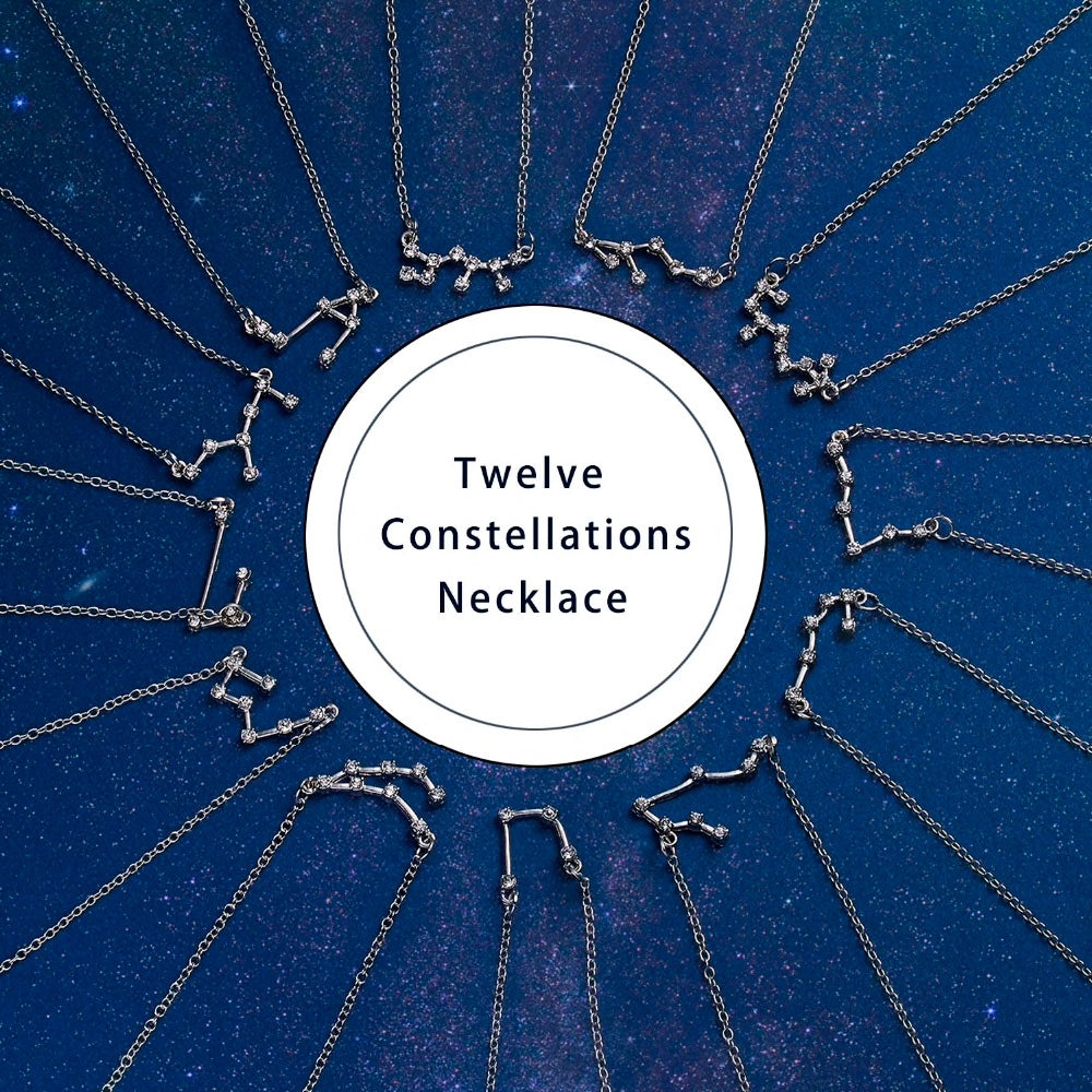 Celestial Zodiac Constellation Necklace