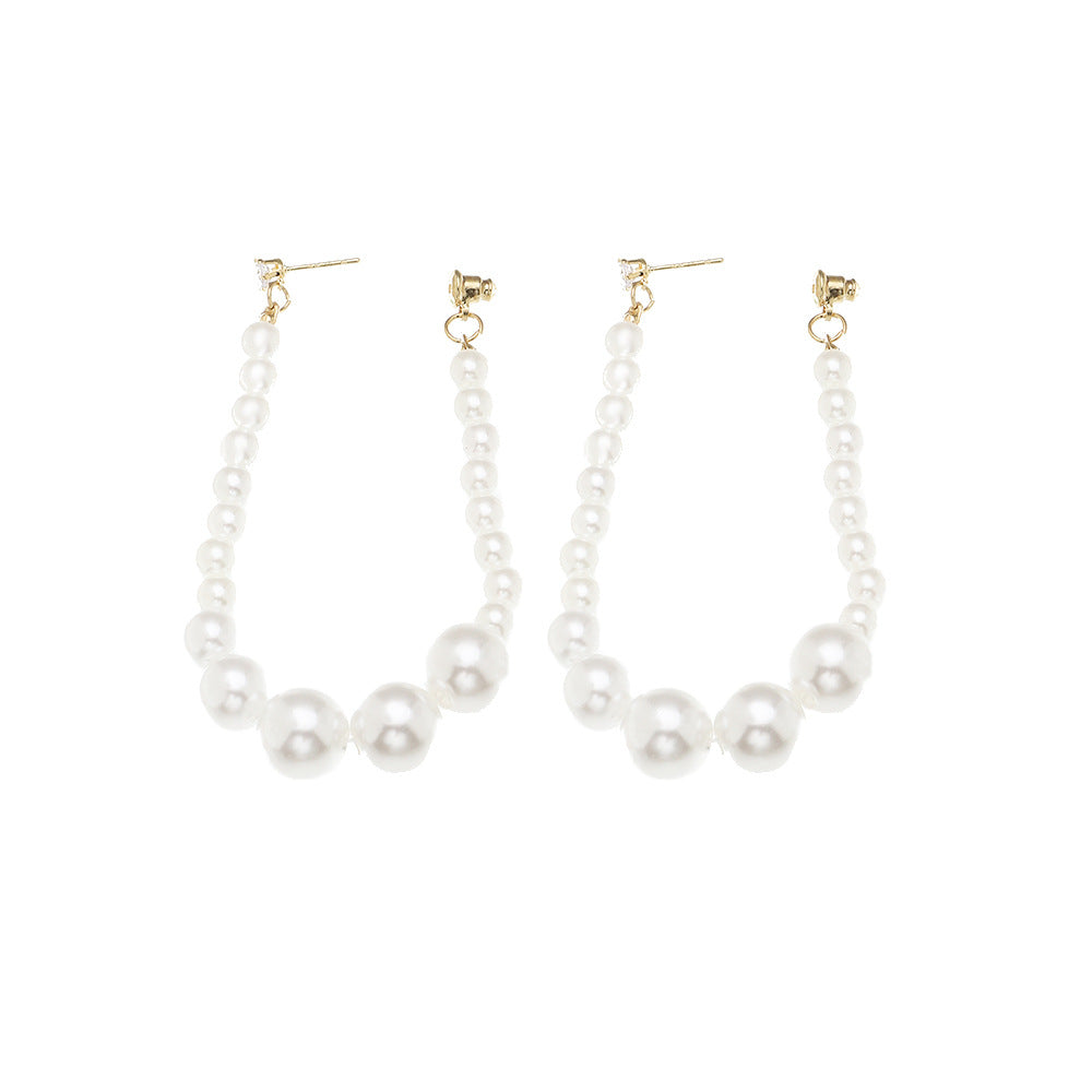 Pearl String Earrings
