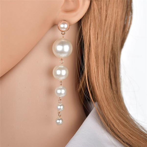Pearls Earrings - Social Blingz