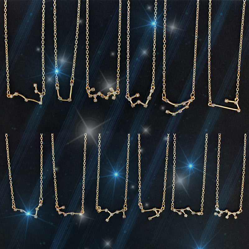 Celestial Zodiac Constellation Necklace
