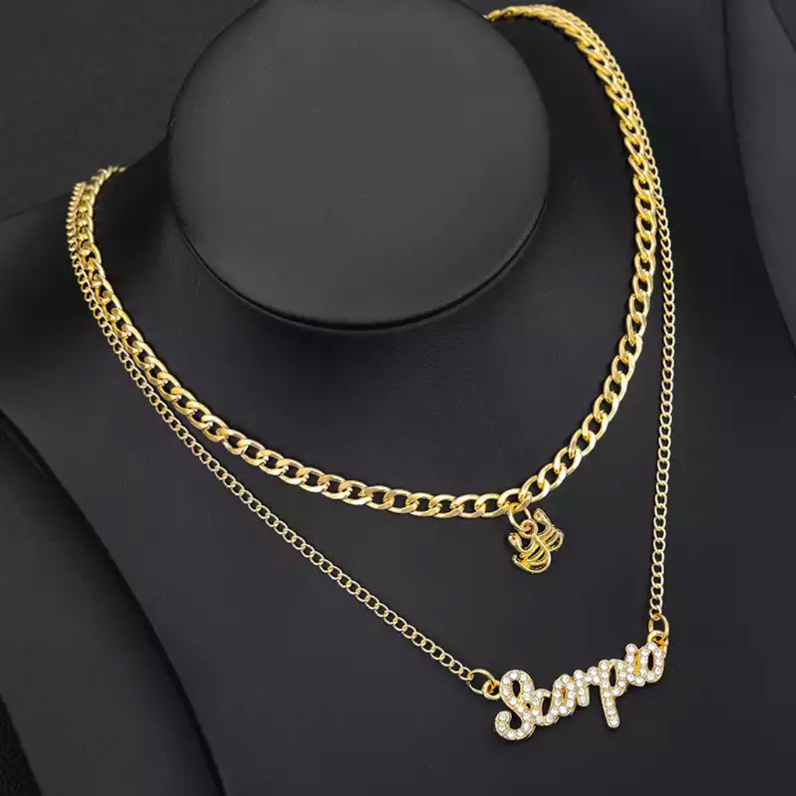 Constellation Letter Layered Necklace
