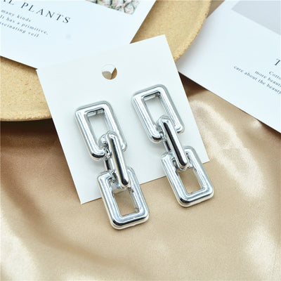 Chunky Link Chain Earrings